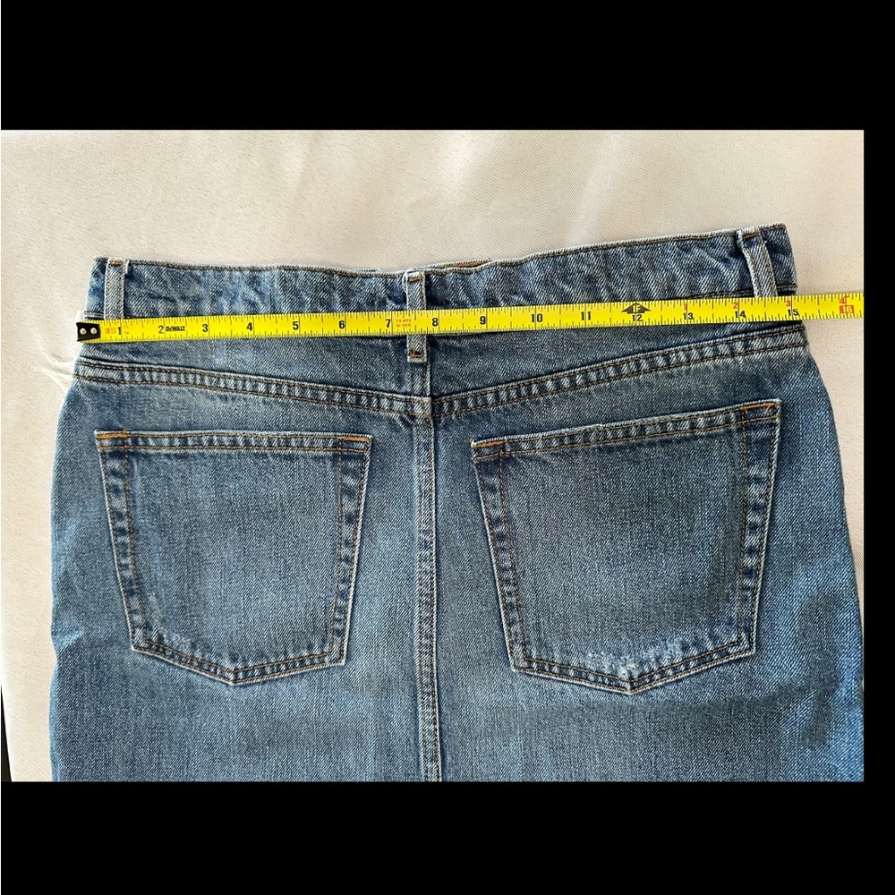 ZARA Women Asia Exclusive Premium Denim Collection Denim Skirt USA: M MEX: 28